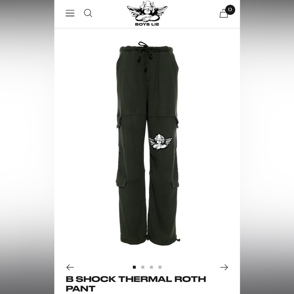 NWT Boys Lie B Shock Thermal Pants